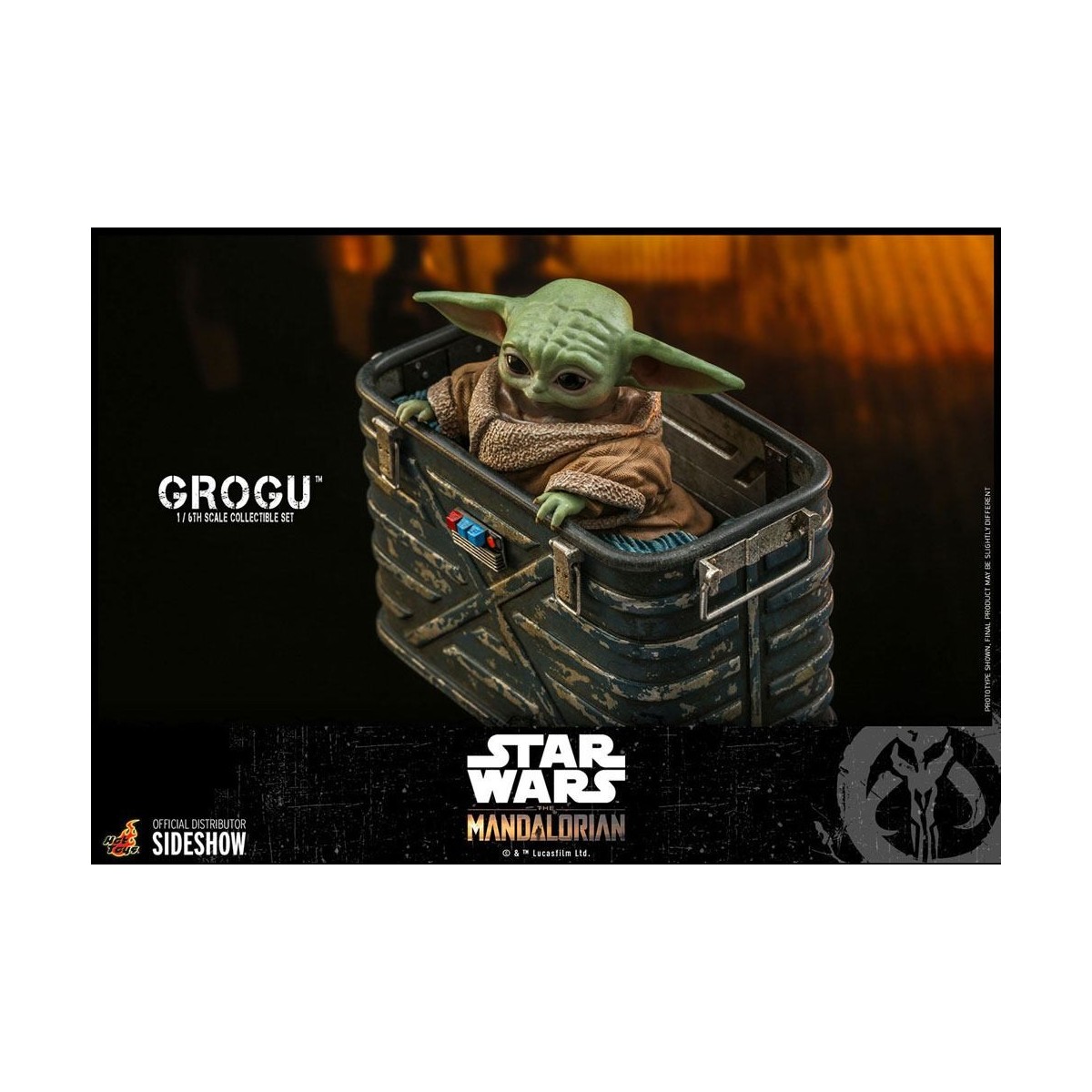 Hot Toys Star Wars - The Mandalorian - Grogu 1/6 confezione da 3 figure