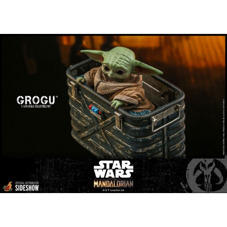 Hot Toys Star Wars - The Mandalorian - Grogu 1/6 confezione da 3 figure