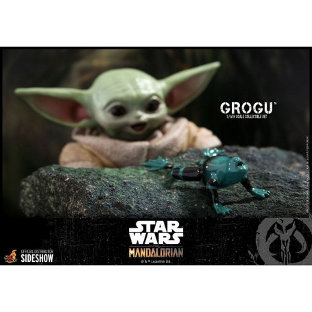 Hot Toys Star Wars - The Mandalorian - Grogu 1/6 confezione da 3 figure