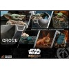 Hot Toys Star Wars - The Mandalorian - Grogu 1/6 confezione da 3 figure