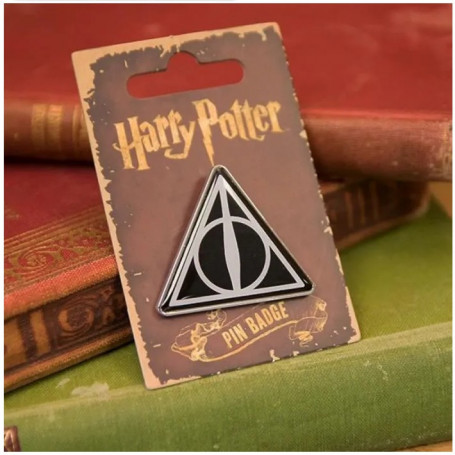 HARRY POTTER - Pendente e collana in argento placcato - Doni della Morte - Doni della Morte - Reliquie dei Doni della Morte