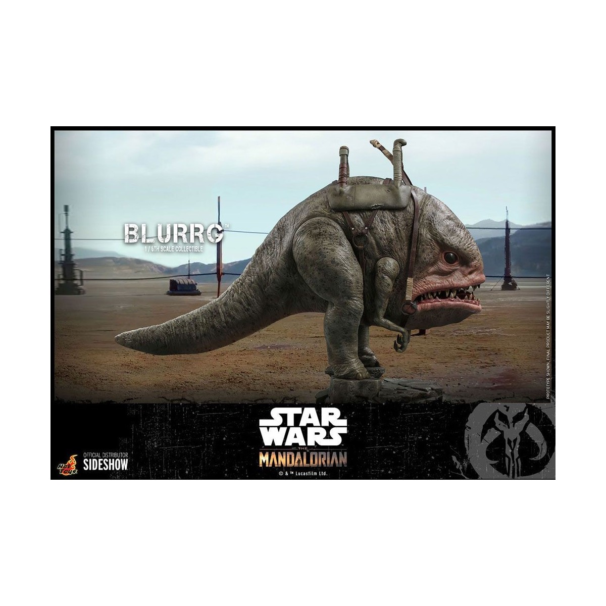 Hot Toys Star Wars - Il Mandaloriano e Blurrg
