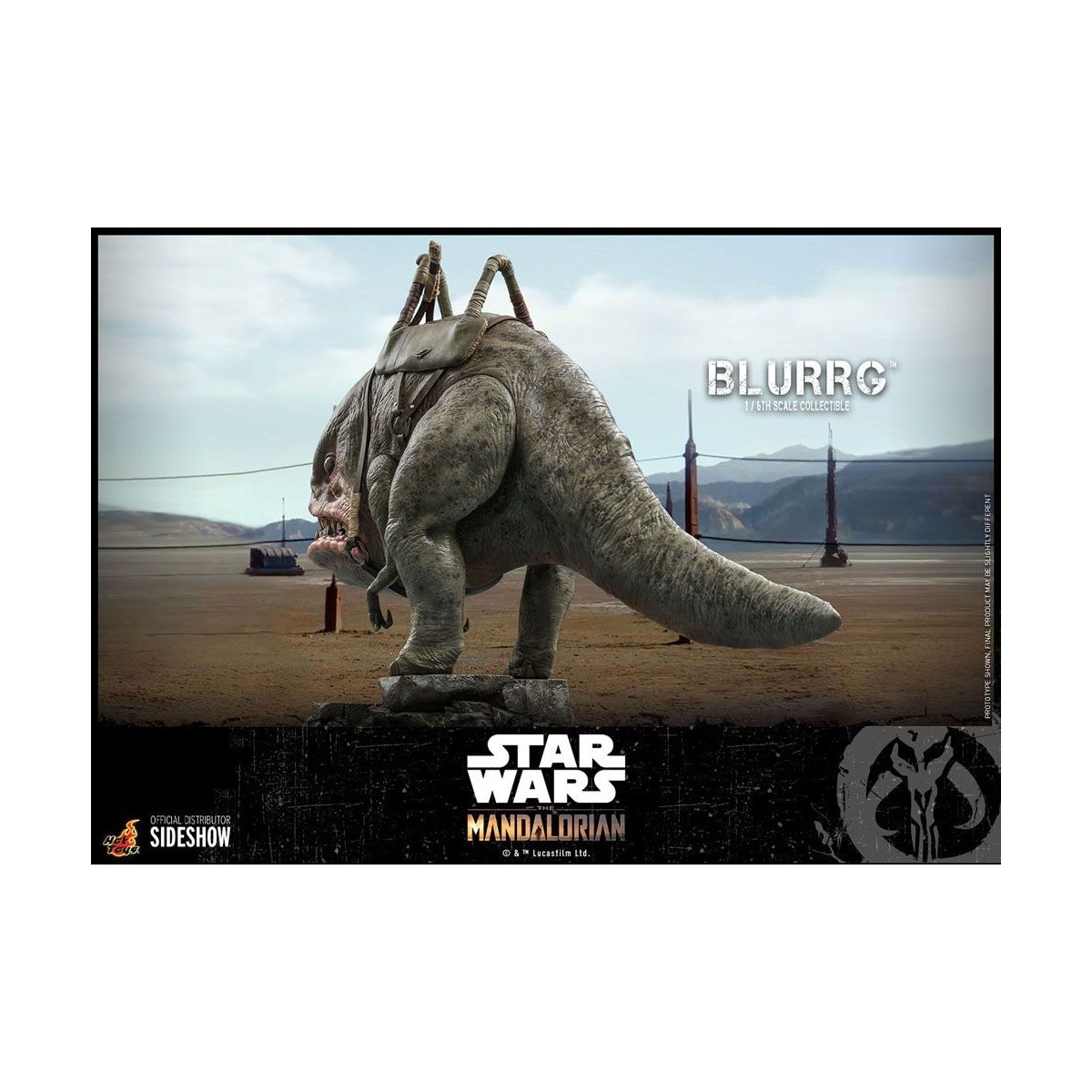 Hot Toys Star Wars - Il Mandaloriano e Blurrg