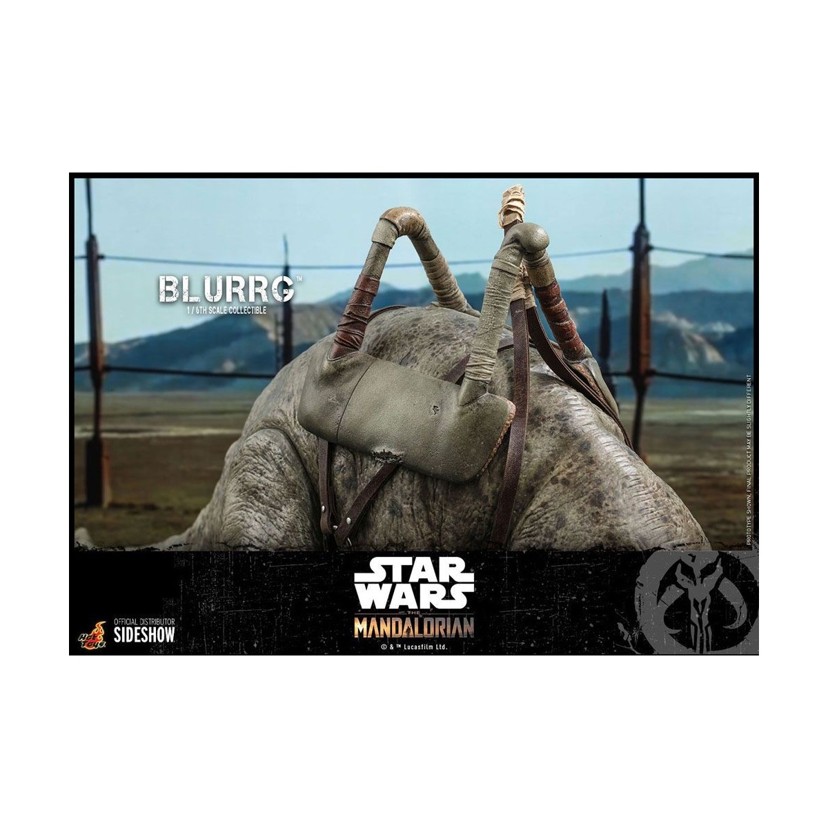 Hot Toys Star Wars - Il Mandaloriano e Blurrg