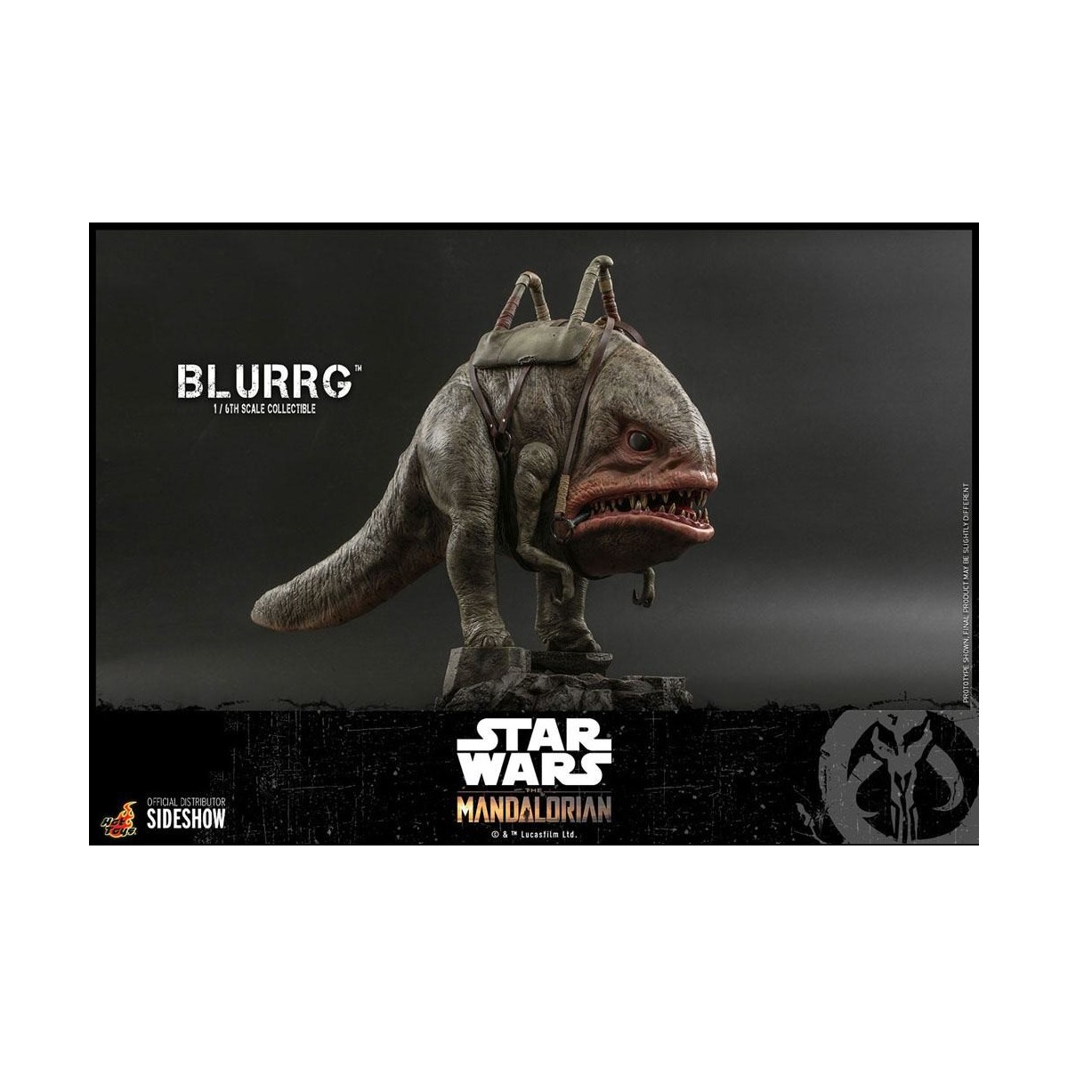 Hot Toys Star Wars - Il Mandaloriano e Blurrg