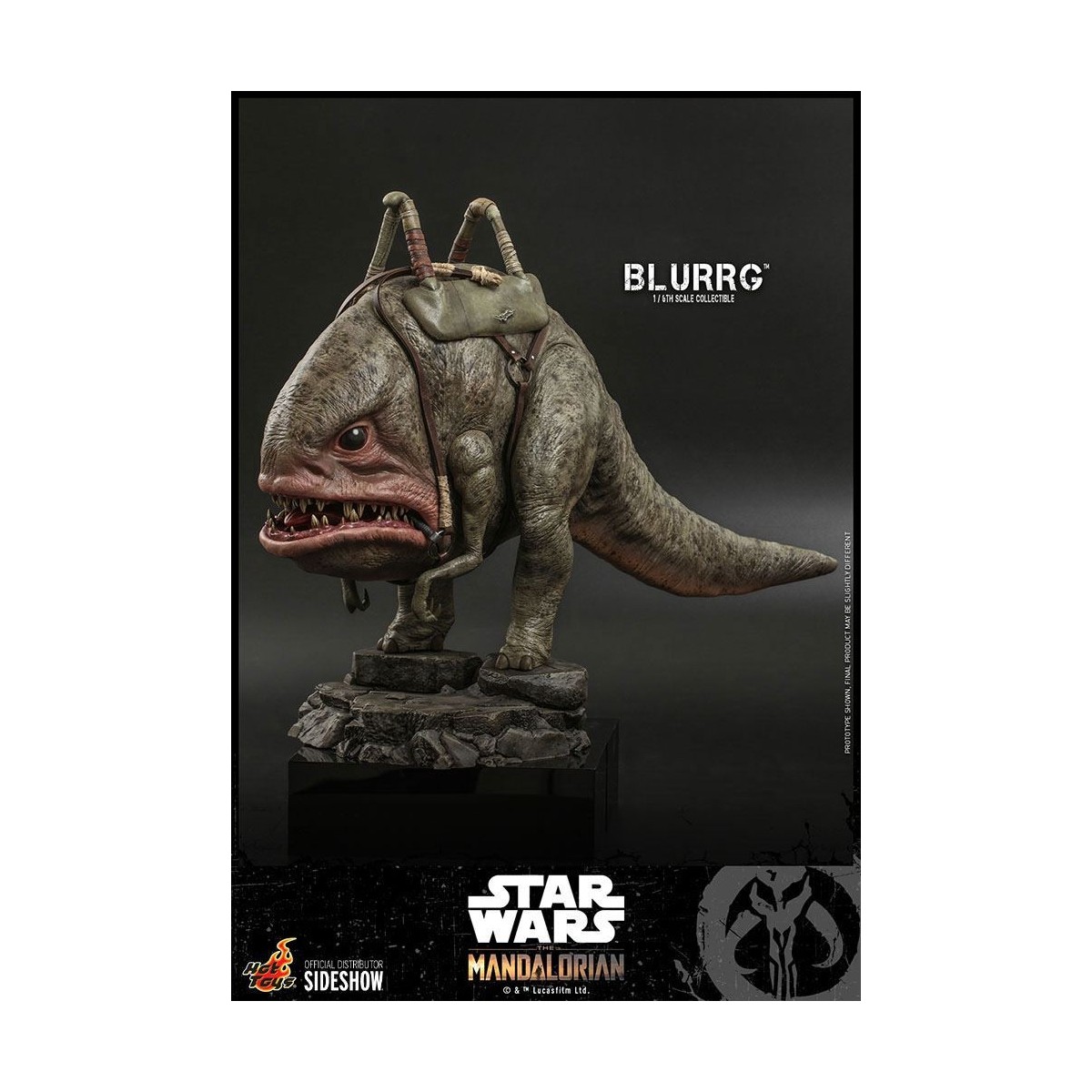 Hot Toys Star Wars - Il Mandaloriano e Blurrg