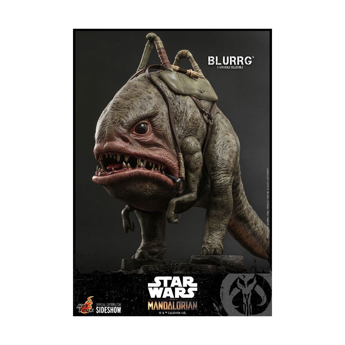 Hot Toys Star Wars - Il Mandaloriano e Blurrg