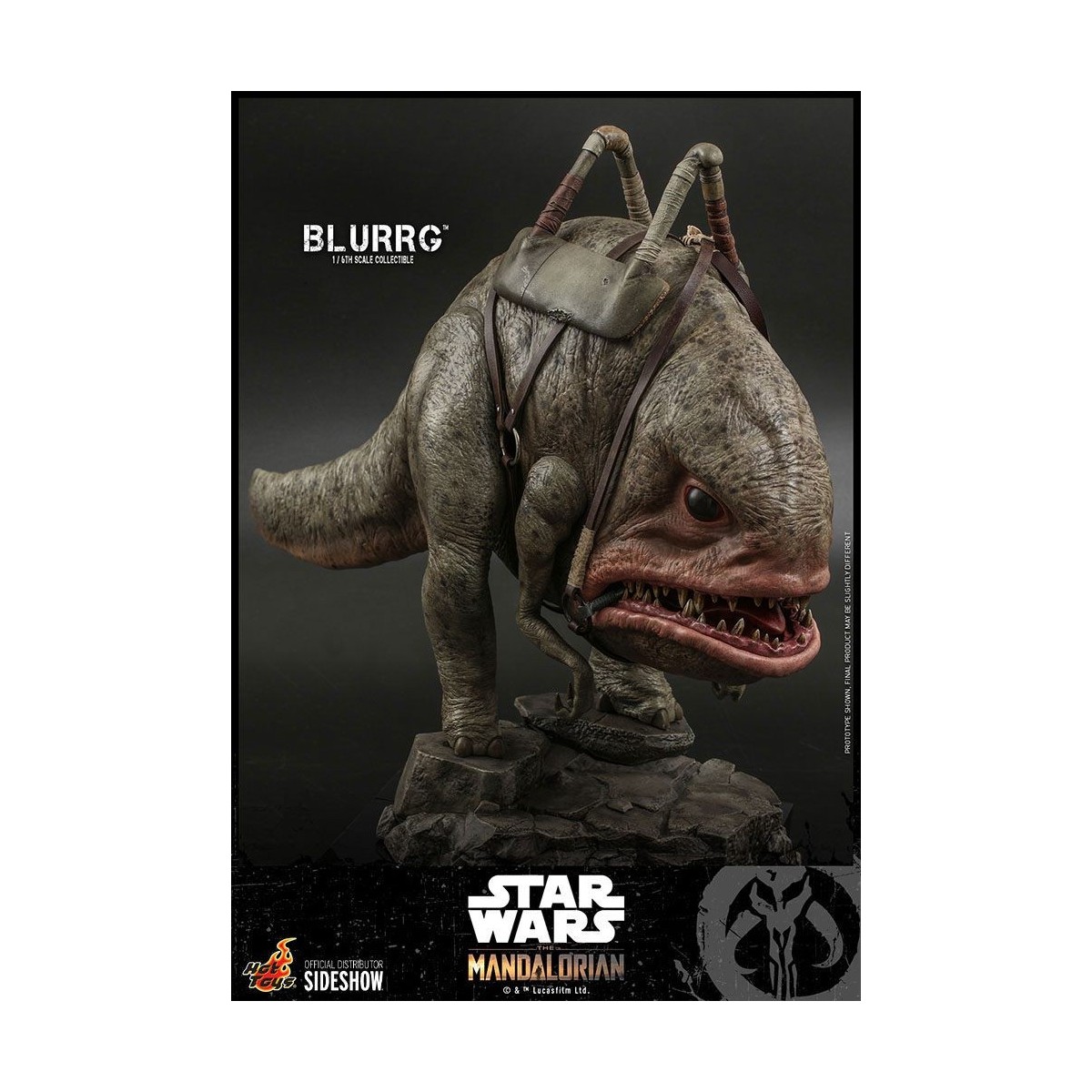 Hot Toys Star Wars - Il Mandaloriano e Blurrg