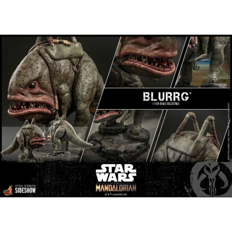 Hot Toys Star Wars - Il Mandaloriano e Blurrg