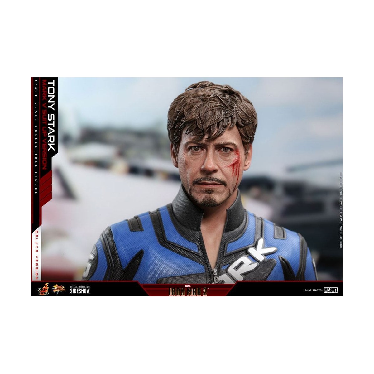 Hot Toys Iron Man 2 - Mark V Suit Up Deluxe Version 1/6