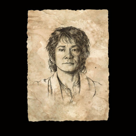Weta - Bilbo Portrait Print - The Hobbit An Unexpected Journey Art Print