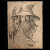 Weta - Gandalf Ritratto Stampa - Lo Hobbit Un Viaggio Inaspettato Stampa d'Arte