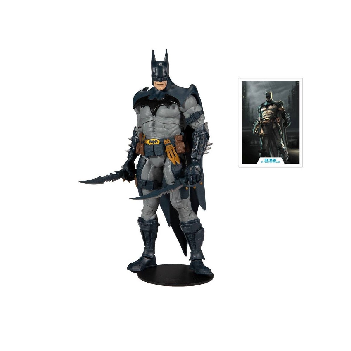 Mc Farlane - DC Multiverse - Batman disegnato da Todd McFarlane Versione Blu 1/12