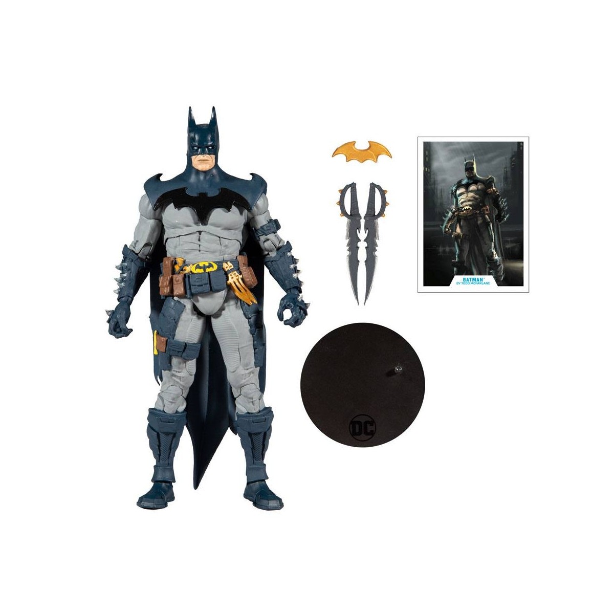 Mc Farlane - DC Multiverse - Batman disegnato da Todd McFarlane Versione Blu 1/12