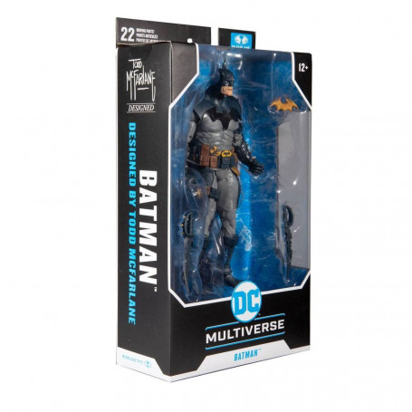Mc Farlane - DC Multiverse - Batman disegnato da Todd McFarlane Versione Blu 1/12