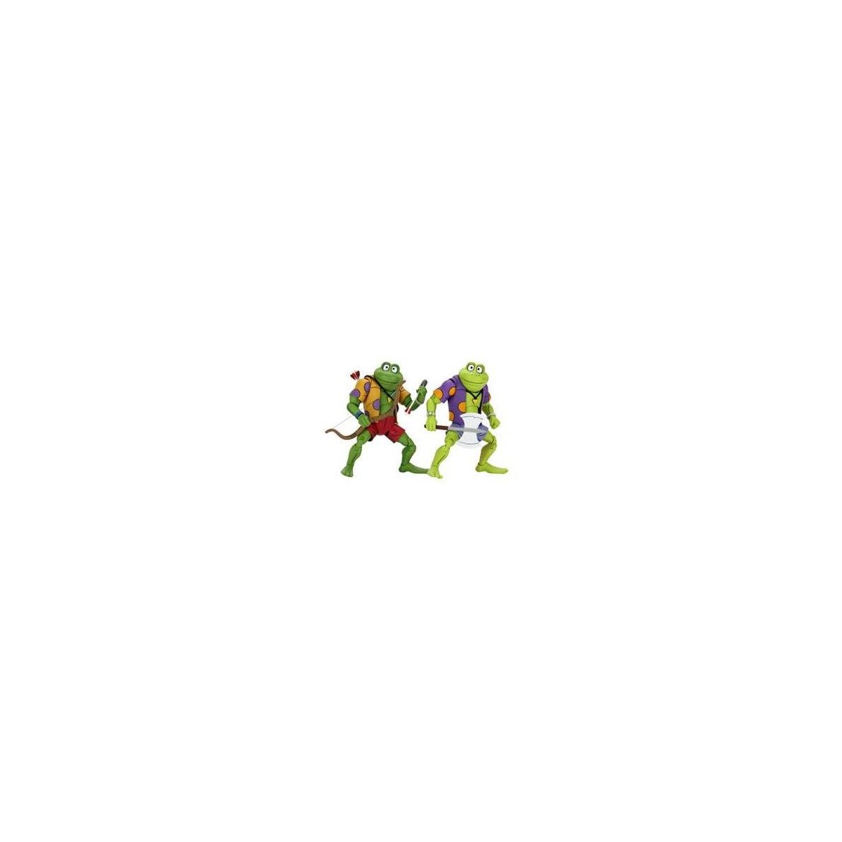 Neca - TMNT - Tartarughe Ninja - Pack 2 figure Genghis & Rasputin Frog