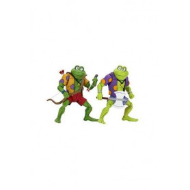 Neca - TMNT - Tartarughe Ninja - Pack 2 figure Genghis & Rasputin Frog