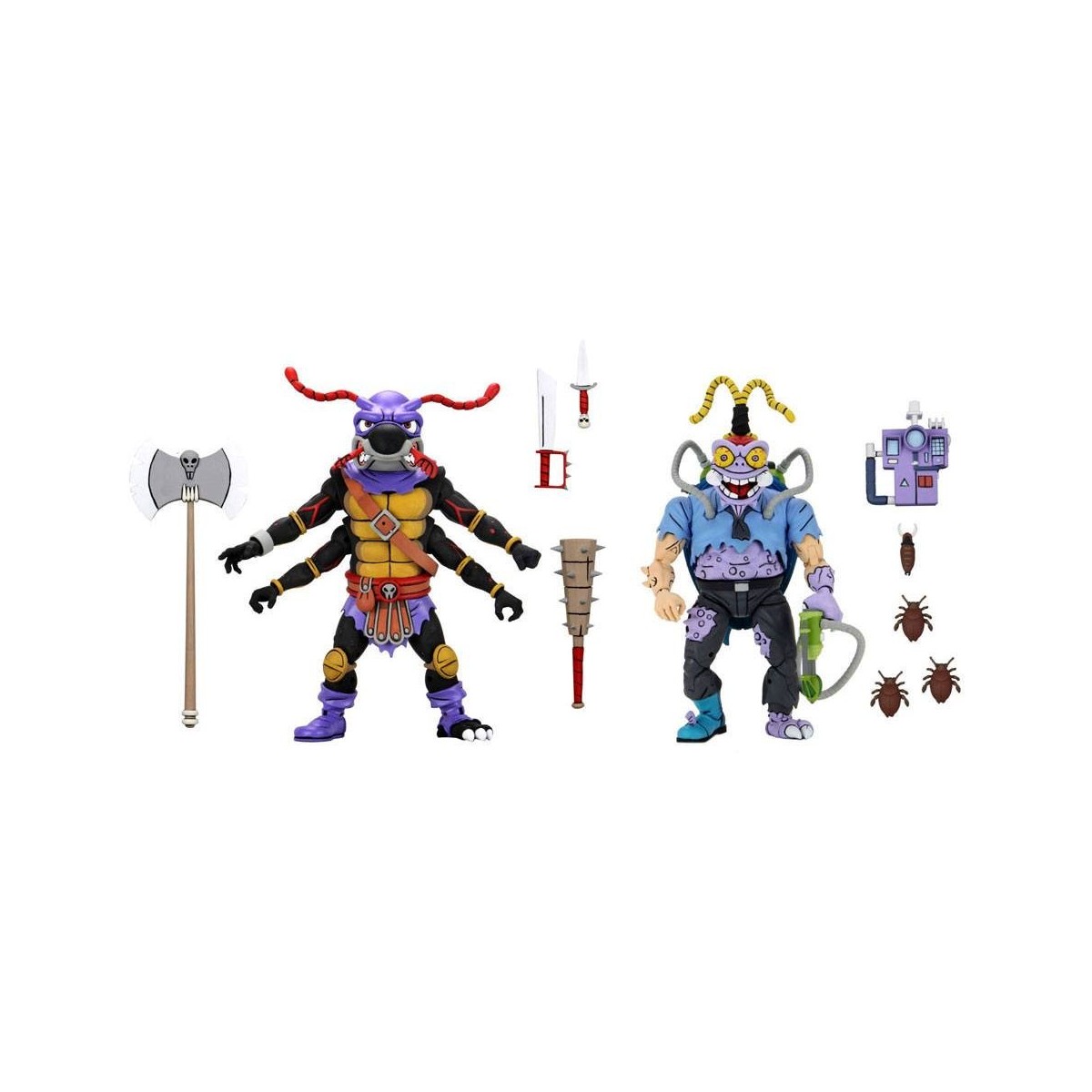 Neca - TMNT - Teenage Mutant Ninja Turtles - Pack 2 figure Antrax & Scumbug