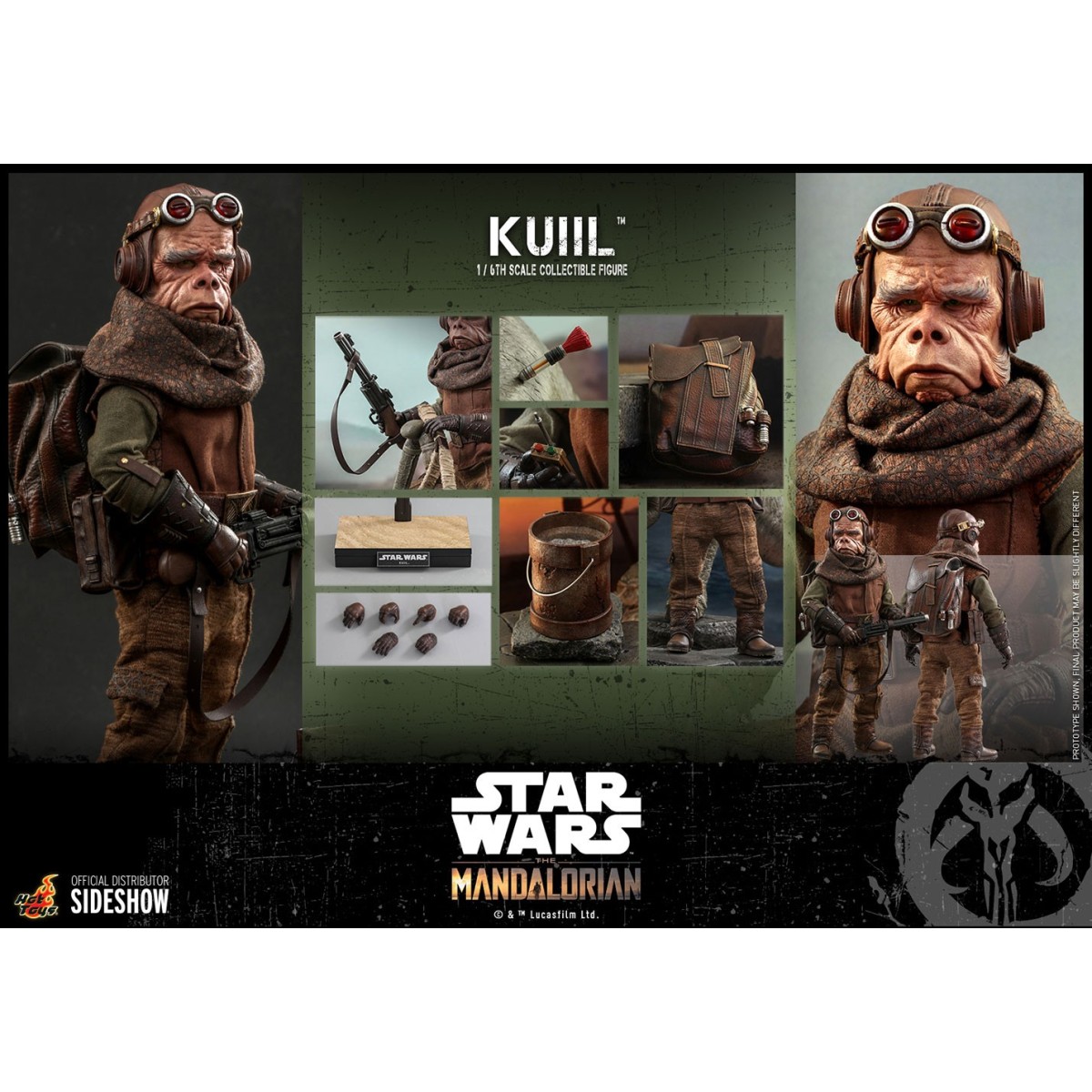 Hot Toys MMS Star Wars The Mandalorian - Kuiil 1/6