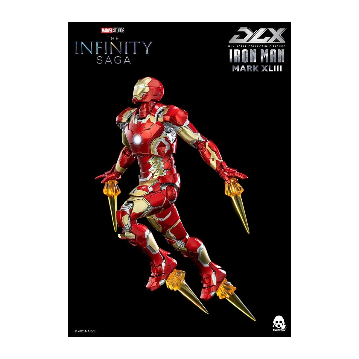 Threezero Infinity Saga Iron Man - Mark 43 DLX 1/12