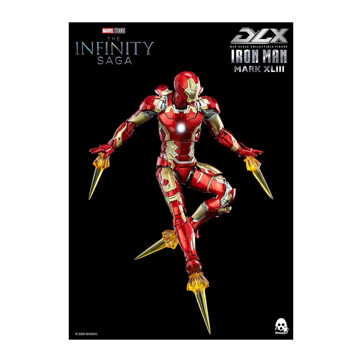 Threezero Infinity Saga Iron Man - Mark 43 DLX 1/12