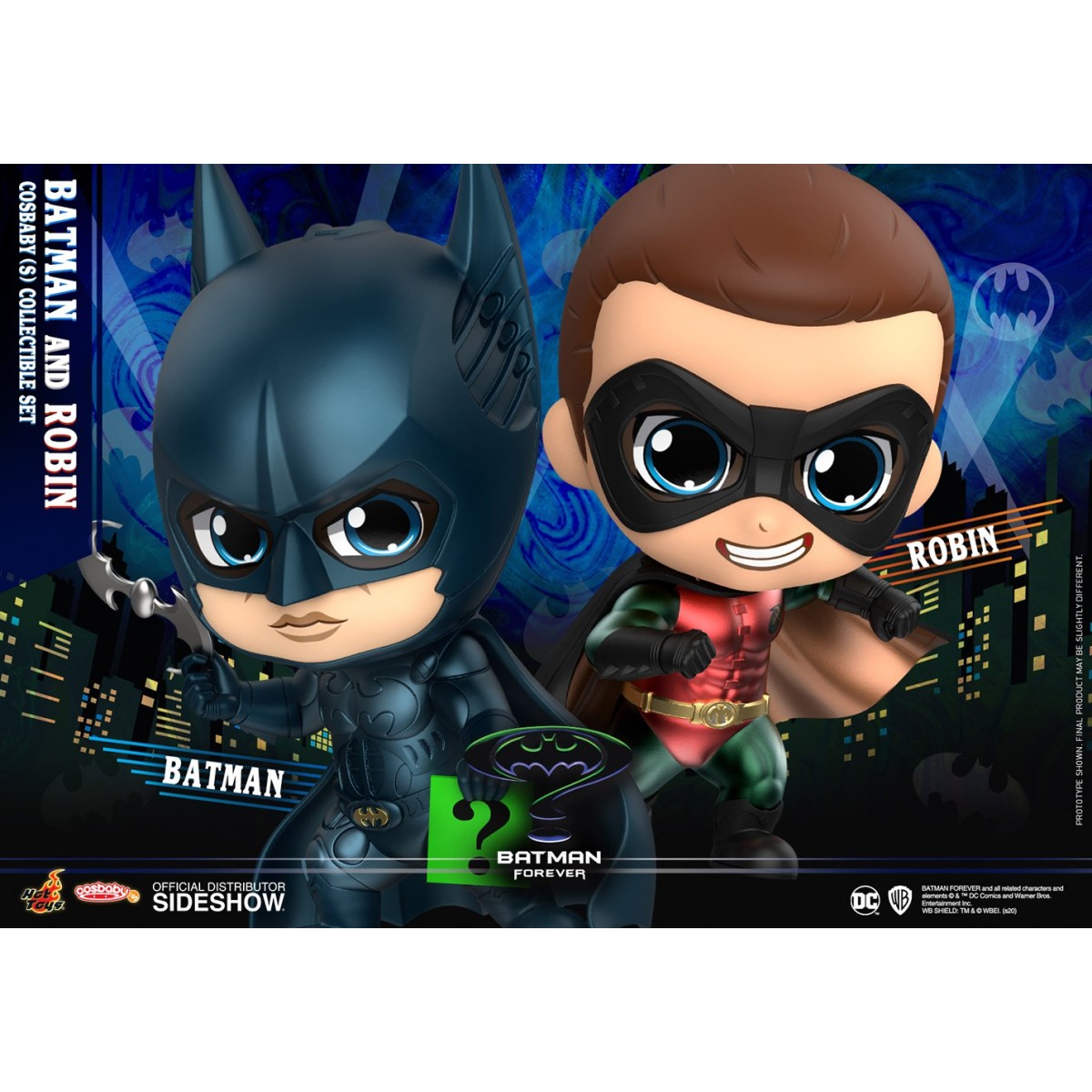 Hot Toys Cosbaby - Batman Forever - Batman & Robin