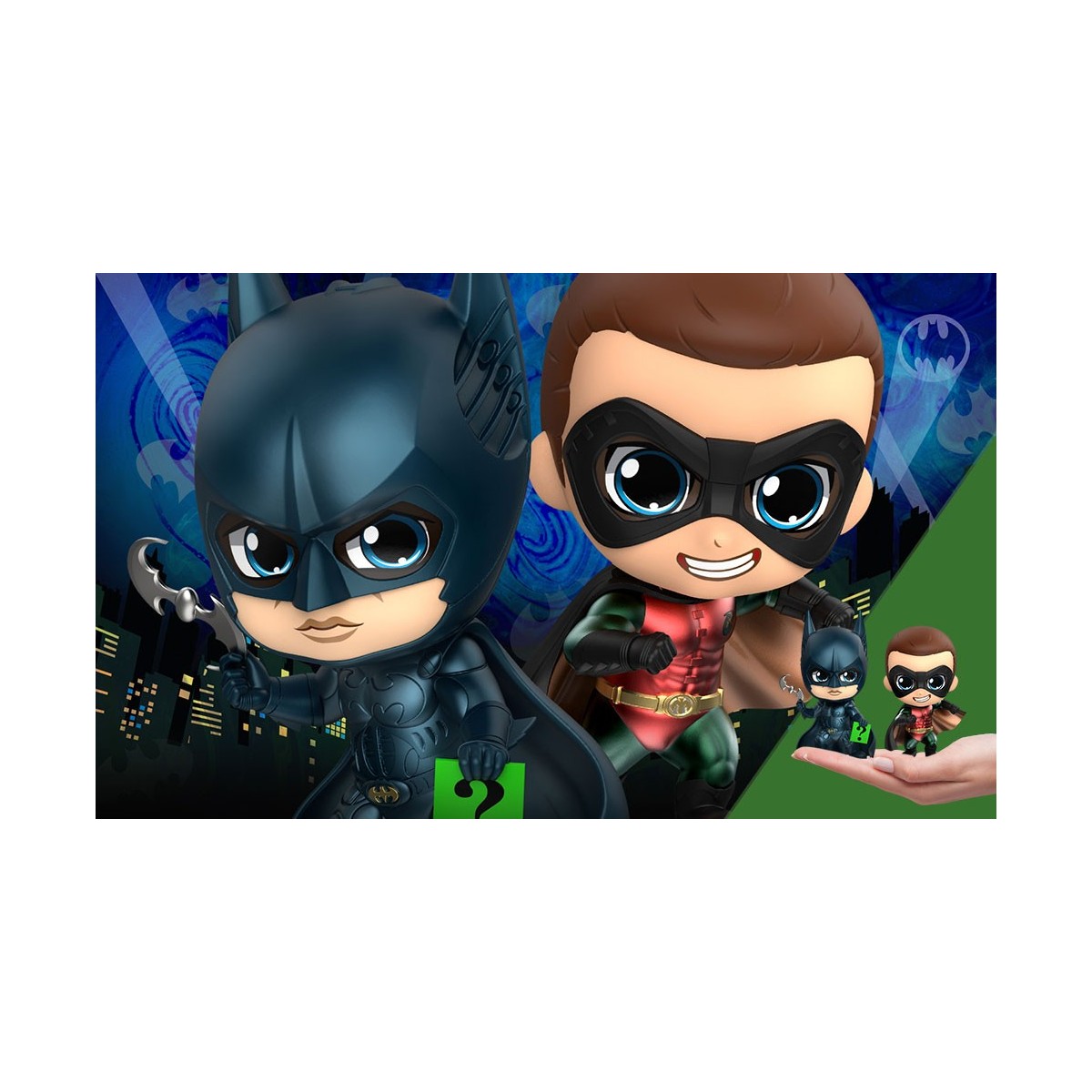 Hot Toys Cosbaby - Batman Forever - Batman & Robin