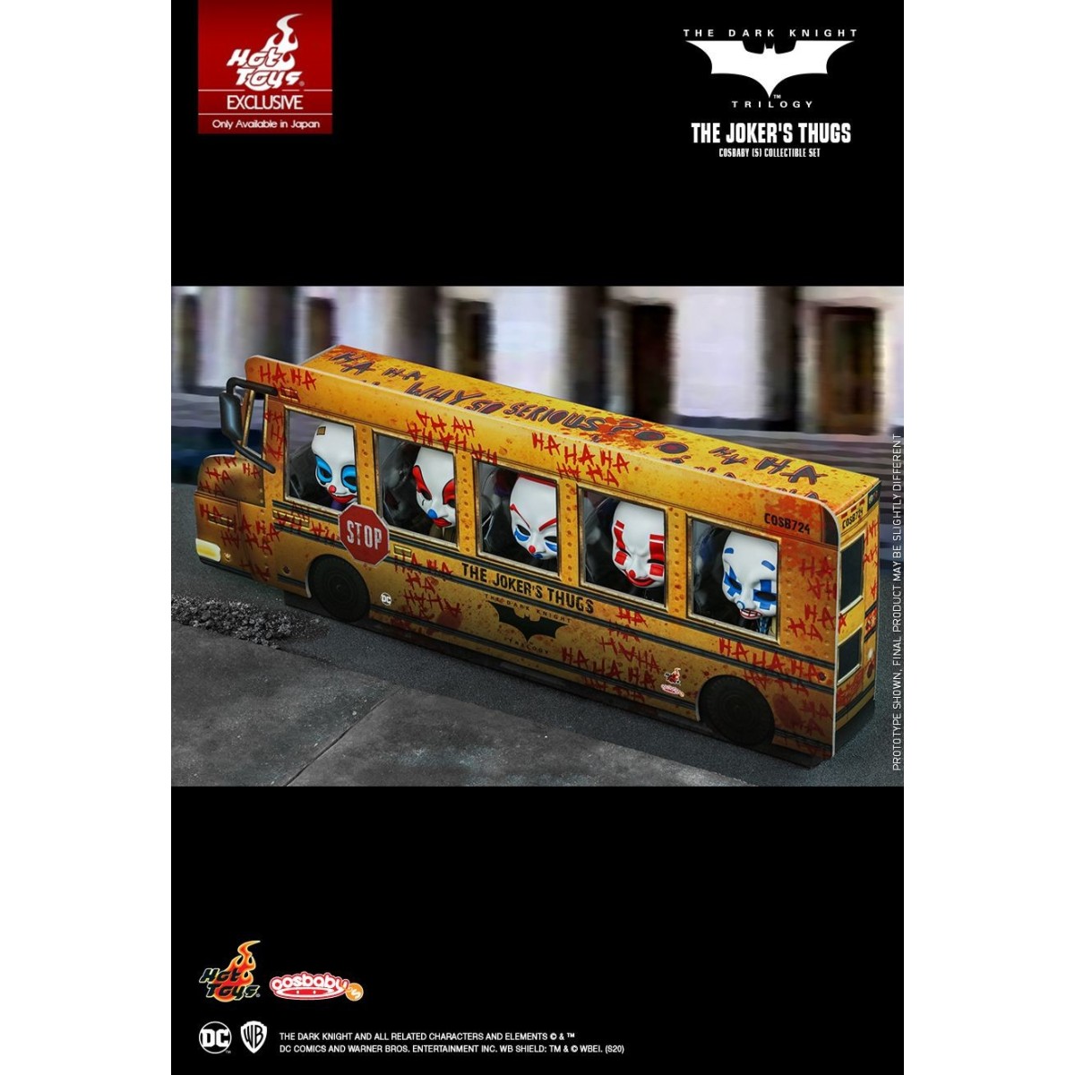 Hot Toys - Batman La Trilogia del Cavaliere Oscuro - Gli sgherri del Joker set di 5 - Cosbaby - 9cm