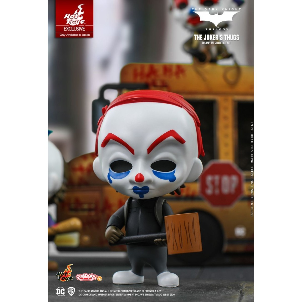 Hot Toys - Batman La Trilogia del Cavaliere Oscuro - Gli sgherri del Joker set di 5 - Cosbaby - 9cm