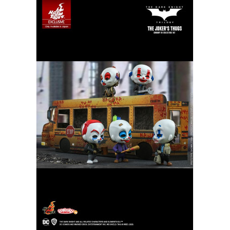 Hot Toys - Batman La Trilogia del Cavaliere Oscuro - Gli sgherri del Joker set di 5 - Cosbaby - 9cm