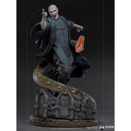 Iron Studios - Statua Replica Legacy 1/4 Voldemort & Nagini - Harry Potter