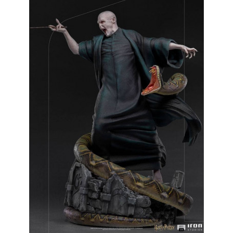 Iron Studios - Statua Replica Legacy 1/4 Voldemort & Nagini - Harry Potter