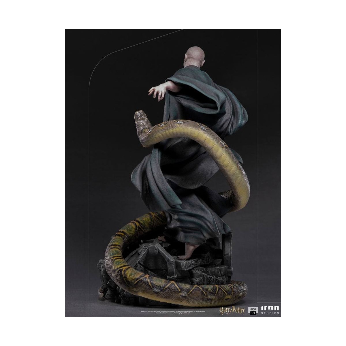 Iron Studios - Statua Replica Legacy 1/4 Voldemort & Nagini - Harry Potter