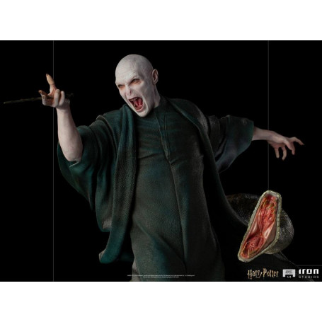 Iron Studios - Statua Replica Legacy 1/4 Voldemort & Nagini - Harry Potter