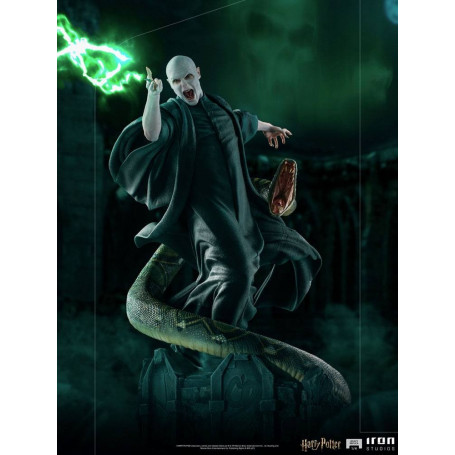 Iron Studios - Statua Replica Legacy 1/4 Voldemort & Nagini - Harry Potter