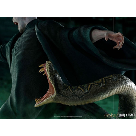 Iron Studios - Statua Replica Legacy 1/4 Voldemort & Nagini - Harry Potter