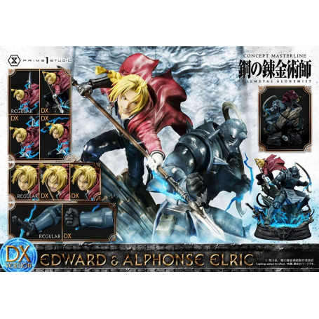 Prime 1 Studio - Edward & Alphonse Elric Deluxe Version Full Metal Alchemist statua 1/6