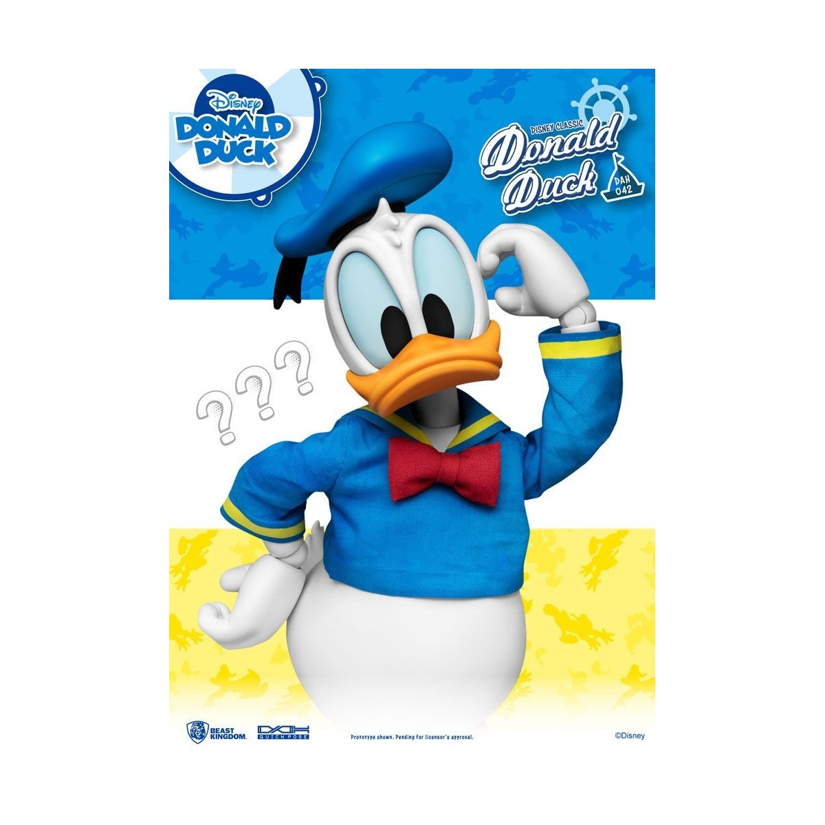 Figurina Disney Classic Beast Kingdom - Paperino versione classica - Dynamic Action Heroes 1/9