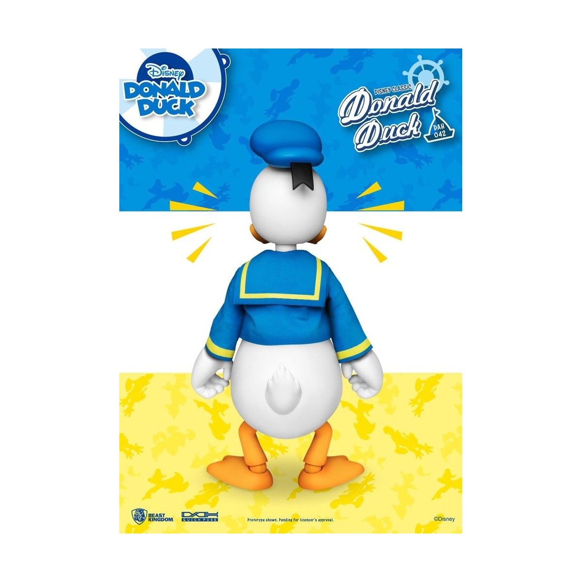 Figurina Disney Classic Beast Kingdom - Paperino versione classica - Dynamic Action Heroes 1/9