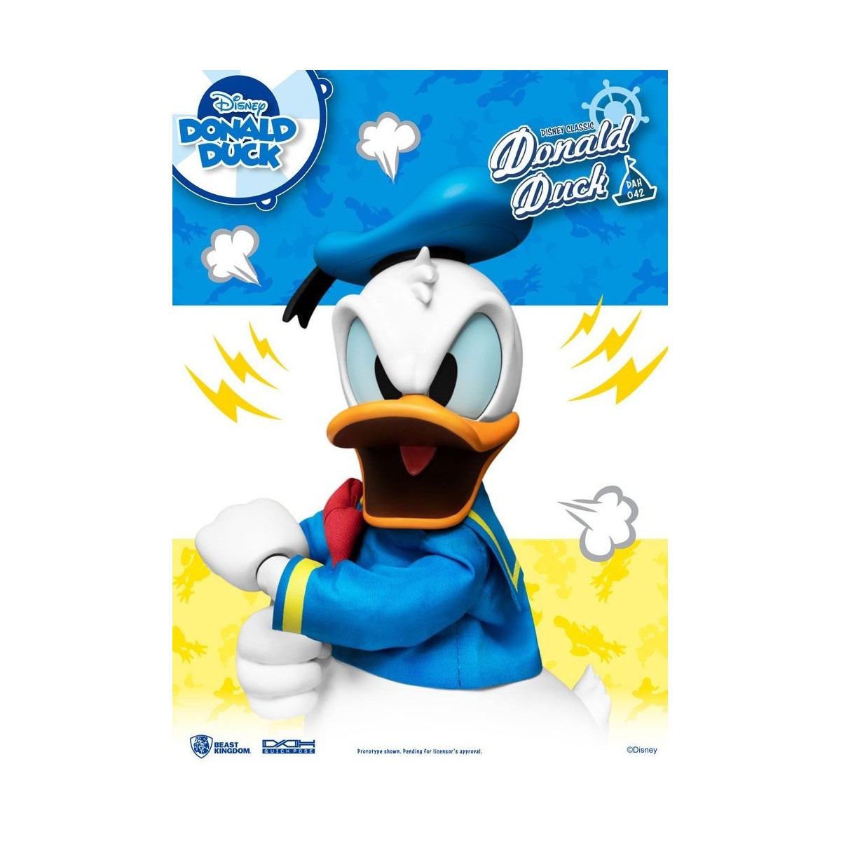 Figurina Disney Classic Beast Kingdom - Paperino versione classica - Dynamic Action Heroes 1/9