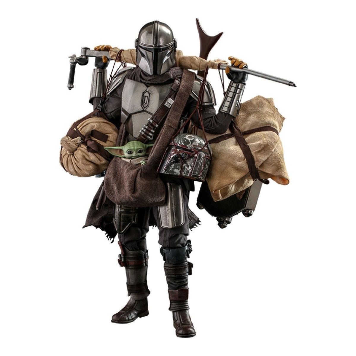 Hot Toys Star Wars - Il Mandaloriano e il bambino Deluxe