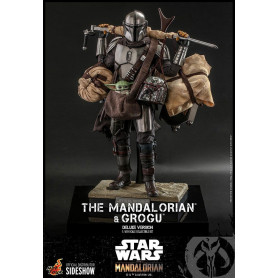 Hot Toys Star Wars - Il Mandaloriano e il bambino Deluxe