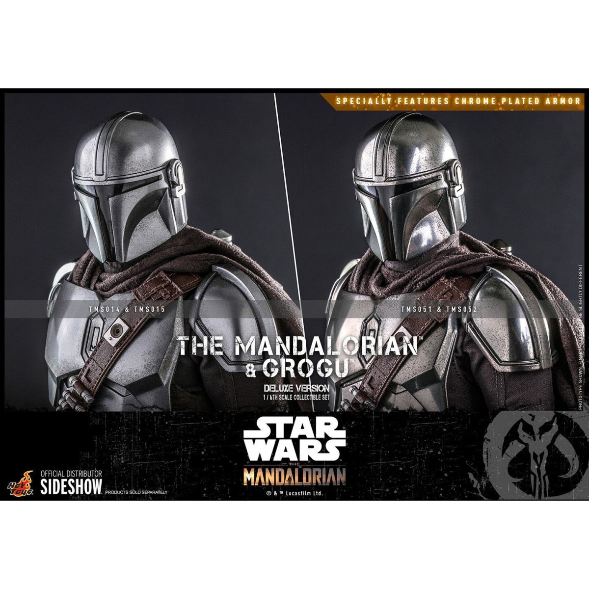 Hot Toys Star Wars - Il Mandaloriano e il bambino Deluxe