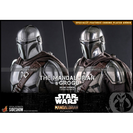 Hot Toys Star Wars - Il Mandaloriano e il bambino Deluxe