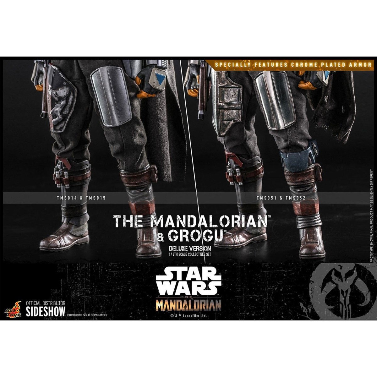Hot Toys Star Wars - Il Mandaloriano e il bambino Deluxe
