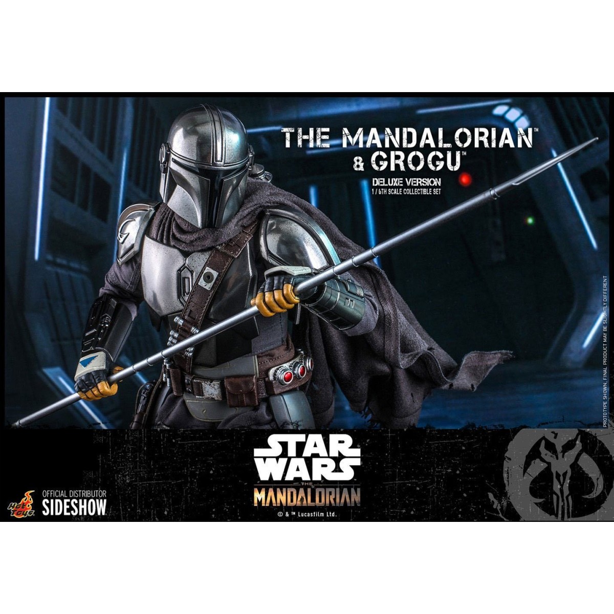 Hot Toys Star Wars - Il Mandaloriano e il bambino Deluxe
