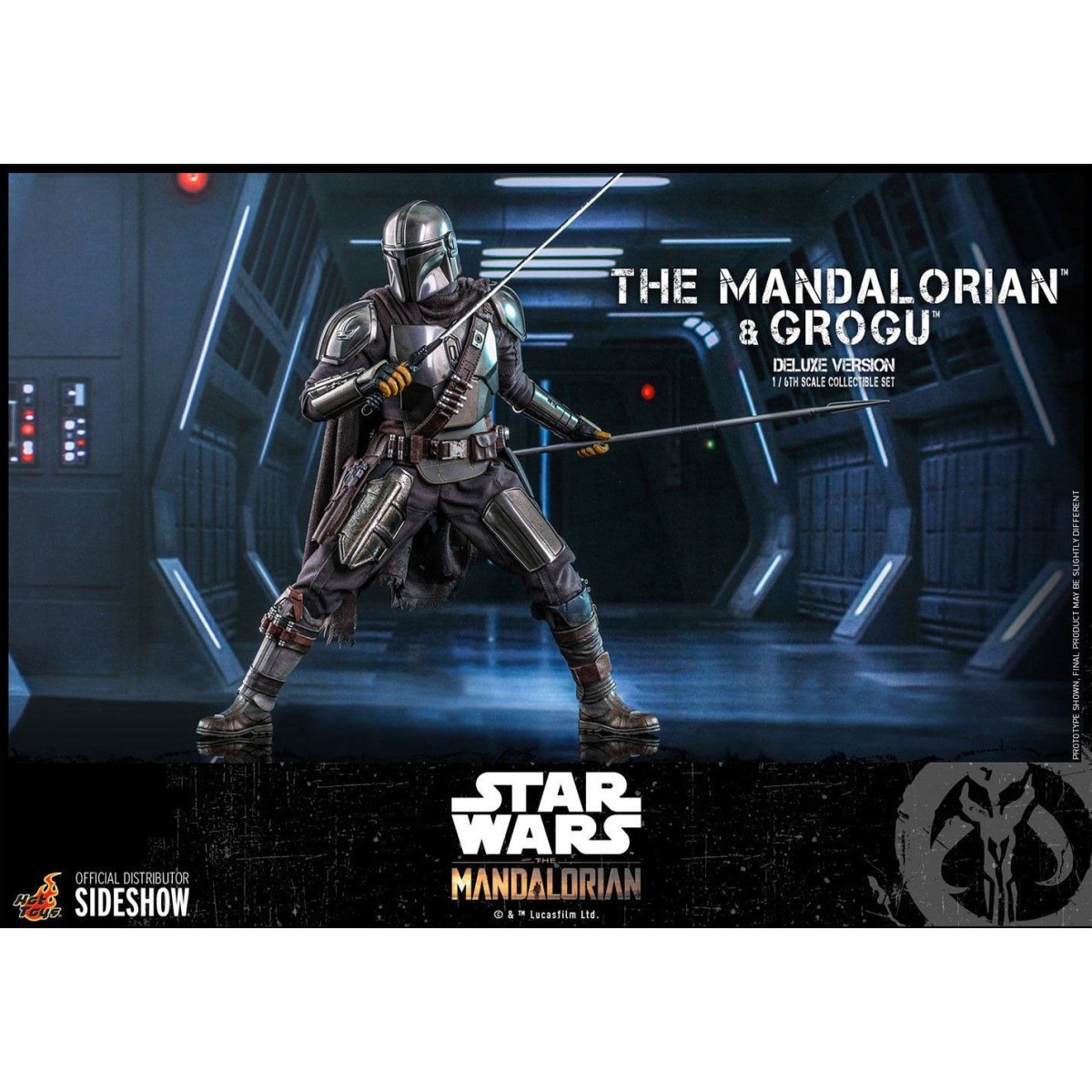 Hot Toys Star Wars - Il Mandaloriano e il bambino Deluxe