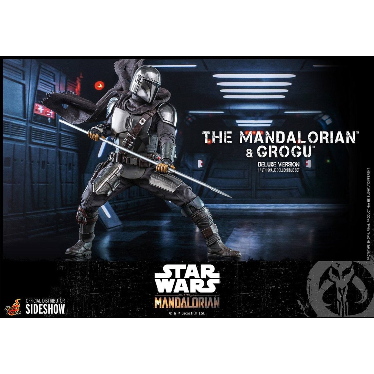 Hot Toys Star Wars - Il Mandaloriano e il bambino Deluxe