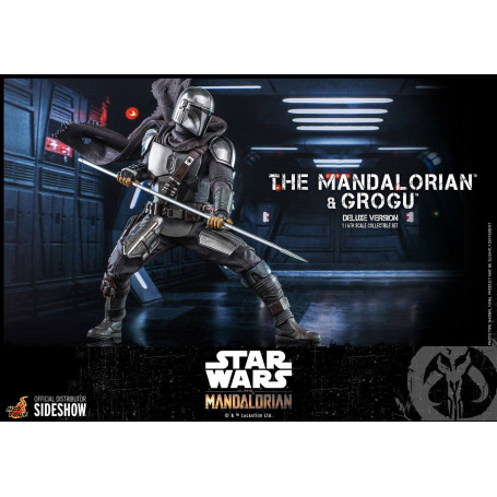 Hot Toys Star Wars - Il Mandaloriano e il bambino Deluxe