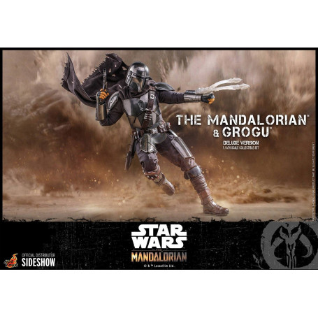 Hot Toys Star Wars - Il Mandaloriano e il bambino Deluxe